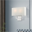 Livex Pierson 2 Light ADA Wall Sconce in Polished Chrome