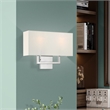 Livex Pierson 2 Light ADA Wall Sconce in Polished Chrome