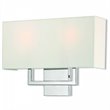 Livex Pierson 2 Light ADA Wall Sconce in Polished Chrome