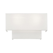 Livex Lighting Claremont 2 Light ADA Wall Sconce in Brushed Nickel