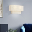 Livex Lighting Claremont 2 Light Semi Flush Mount in English Bronze