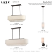Livex Lighting Carlisle Mini Pendant Light in English Bronze