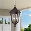 Livex Lighting Morgan 3 Light Outdoor Hanging Lantern in Bronze