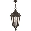 Livex Lighting Morgan 3 Light Outdoor Hanging Lantern in Textured Black