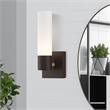Livex Lighting Aero 1-Light Twist Lock Metal Single Sconce in Bronze