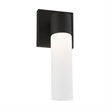 Livex Lighting Aero 1-Light Twist Lock Metal Single Sconce in Textured Black