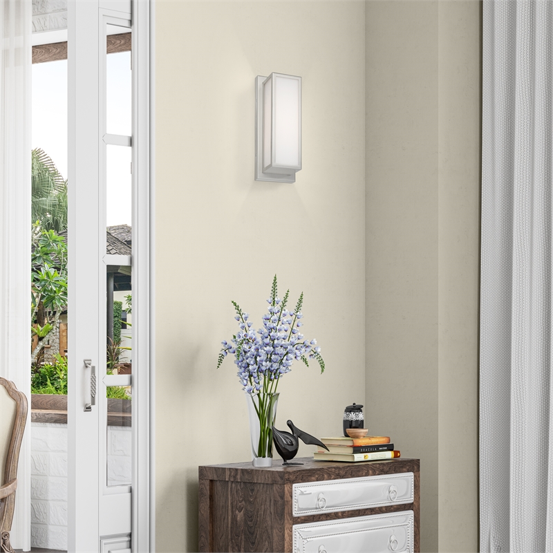 Livex Lighting Sutter 6.5W LED Metal ADA Bath Vanity Lighting in Brushed Nickel