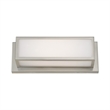 Livex Lighting Sutter 6.5W LED Metal ADA Bath Vanity Lighting in Brushed Nickel