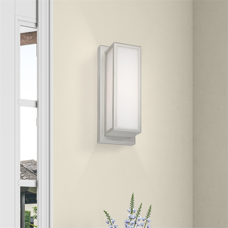 Livex Lighting Sutter 6.5W LED Metal ADA Bath Vanity Lighting in Brushed Nickel