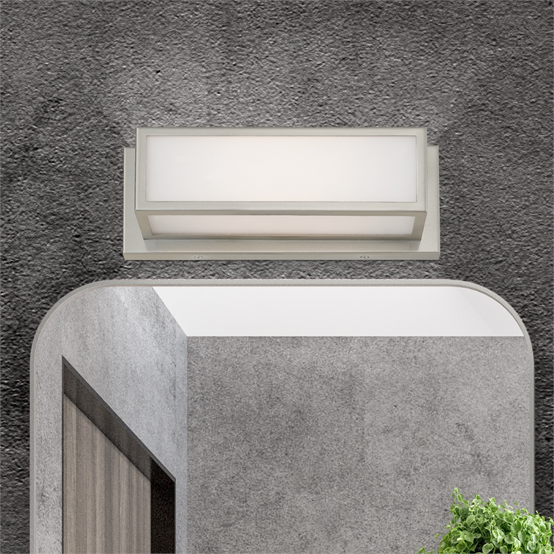 Livex Lighting Sutter 6.5W LED Metal ADA Bath Vanity Lighting in Brushed Nickel