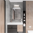 Livex Lighting Sutter 6.5W LED Metal ADA Bath Vanity Lighting in Brushed Nickel