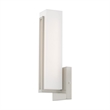 Livex Lighting Fulton Contemporary Metal ADA Wall Sconce in Brushed Nickel
