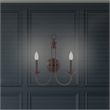 Livex Lighting Estate 2-Light Contemporary Metal Wall Sconce in Bronze