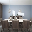 Livex Lighting Aria 3-Light Transitional Metal Chandelier in Brushed Nickel