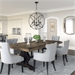 Livex Lighting Aria 5-Light Transitional Metal Chandelier in Black