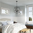 Livex Lighting Aria 5-Light Transitional Metal Chandelier in Black