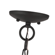 Livex Lighting Aria 5-Light Transitional Metal Chandelier in Black