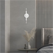 Livex Lighting Copenhagen 2-Light Mid-Century Metal Sconce in White