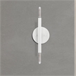 Livex Lighting Copenhagen 2-Light Mid-Century Metal Sconce in White