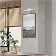 Livex Lighting Copenhagen 2-Light Mid-Century Metal Sconce in White