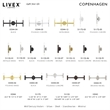 Livex Lighting Copenhagen 2-Light Mid-Century Metal Sconce in White