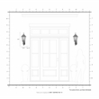 Livex Lighting Hamilton 3-Light Metal Outdoor Wall Lantern in Textured Black