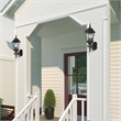 Livex Lighting Hamilton 3-Light Metal Outdoor Wall Lantern in Textured Black