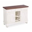 A-America British Isles Wine Rack Sideboard in Buttermilk