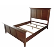 A-America Westlake Transitional Wood Queen Mansion Bed in Cherry Brown