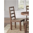 A-America Anacortes Ladderback Dining Side Chair in Salvage Mahogany (Set of 2)