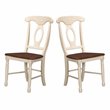 A-America British Isles Napoleon Dining Side Chair in Buttermilk (Set of 2)