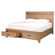 A-America Glacier Point Transitional Wood King Storage Bed in Natural