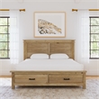 A-America Glacier Point Transitional Wood King Storage Bed in Natural