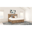 A-America Glacier Point Transitional Wood California King Storage Bed in Natural
