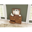 A-America Bandalier Dresser & Mirror in Hickory