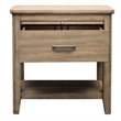A-America Geo Heights Nightstand in Hickory