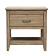 A-America Geo Heights Nightstand in Hickory