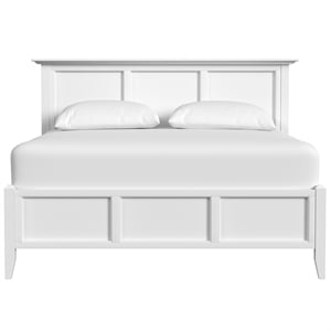 A-America Westlake Queen Mansion Bed in Hickory