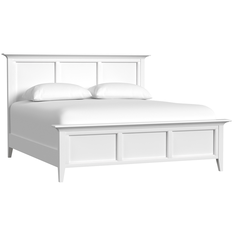 A-America Westlake Queen Mansion Bed in Hickory