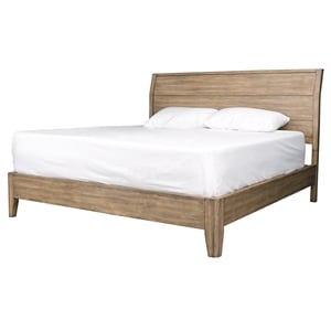 A-America Geo Heights Queen Panel Bed in Hickory