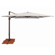 Simply Shade Bali Pro Starlight Umbrella w/ Cross Bar Stand in Bronze/Natural