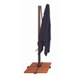 Simply Shade Bali Pro Starlight Umbrella w/ Cross Bar Stand in Bronze/Navy
