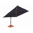 Simply Shade Bali Pro Starlight Umbrella w/ Cross Bar Stand in Bronze/Navy
