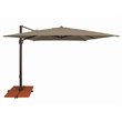 Simply Shade Bali Pro Starlight Umbrella w/ Cross Bar Stand in Bronze/Taupe