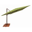 Simply Shade Bali Fabric Umbrella with Cross Bar Stand in Bronze/Ginkgo
