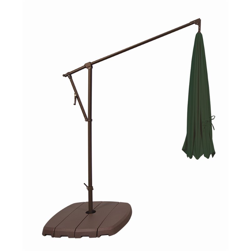 Simply Shade Santorini Patio Umbrella in Forest Green