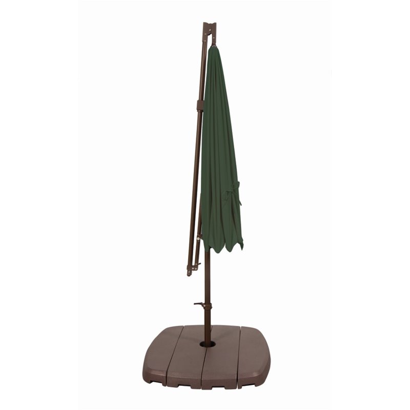 Simply Shade Santorini Patio Umbrella in Forest Green