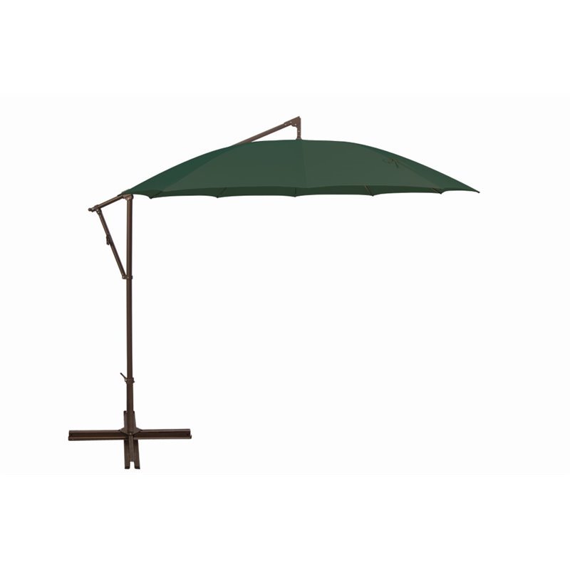Simply Shade Santorini Patio Umbrella in Forest Green
