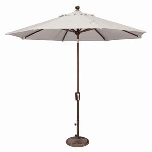 Simply Shade Catalina 108&quot Octagon Push Button Tilt Umbrella in Bronze/Natural
