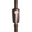 Simply Shade Catalina Octagon Push Button Tilt Umbrella in Bronze/Really Red